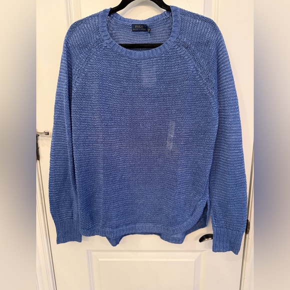 Polo Ralph Lauren Sweaters - Ralph Lauren Azure Blue Knit Sweater
